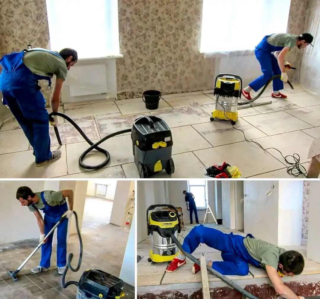 Фото уборки после ремонта